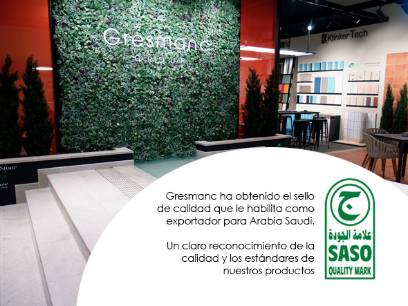 Gresmanc obtiene la marca de calidad saudita. 111 gresmanc saso espanol