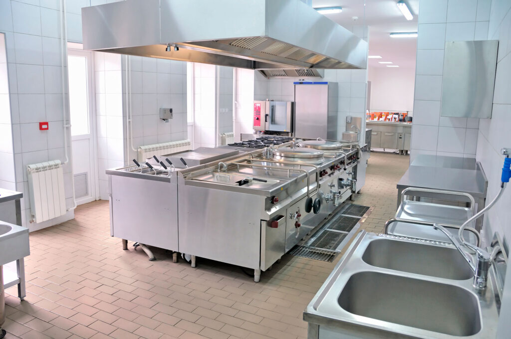 Cocina industrial marfil