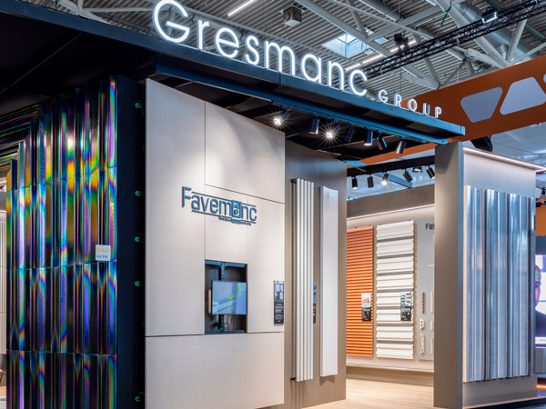 BAU 2025, extraordinarias expresiones en cerámica extrusionada Gresmanc BAU 2025 by S Weidenbach 18 red