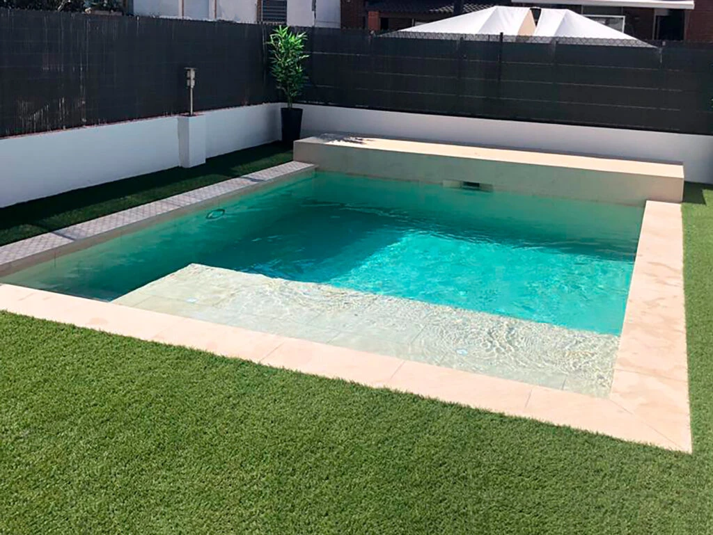 Piscina Beige Stone. Barcelona Beige stone euc piscines 0