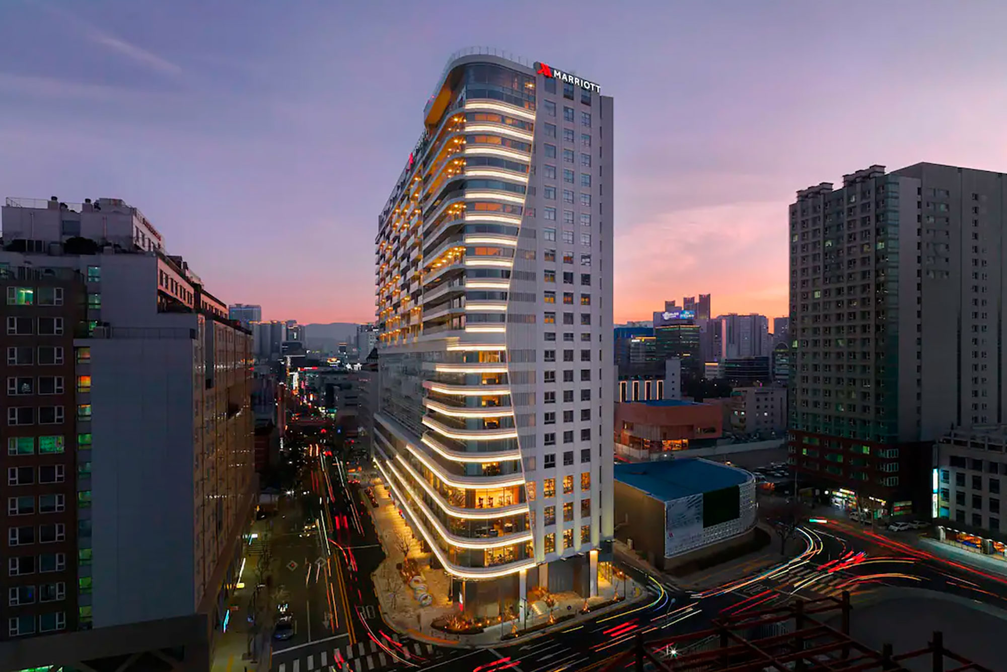 Fachada Ventilada Marriot daegu 1