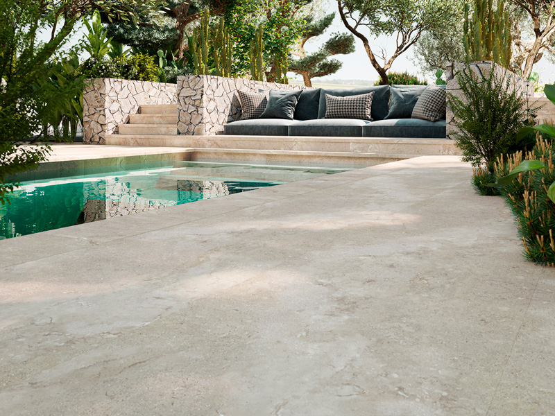 Gresmanc acude a Piscine Global con la mayor gama de soluciones en cerámica para piscinas privadas news GresmancGroup Siracusa blanco