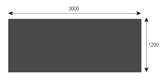Piezas planas XXL Panel