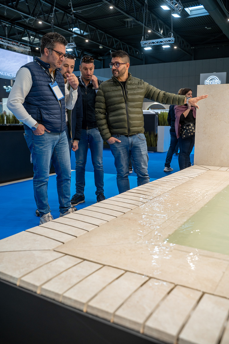 La cerámica de Gresmanc Group destaca en Piscina Barcelona por su alta calidad e innovación web gresmanc 89